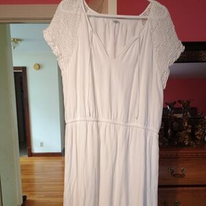 Old Navy Classic White Dress